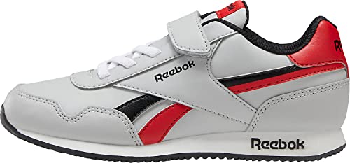 Reebok Baby-Jungen ROYAL CL Jog 3.0 1V Sneaker, Pure Grey 2/core Black/Vector red, 25 EU von Reebok