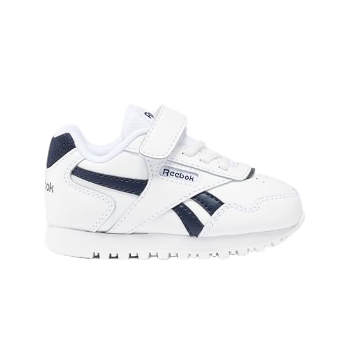 Reebok Baby-Jungen ROYAL Glide 1V Sneaker, FTWWHT/VECNAV/FTWWHT, 25 EU von Reebok