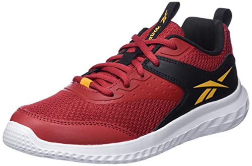 Reebok Baby-Jungen Rush Runner 4 Sneaker, Flash Red/Collegiate Gold/Core Black, 36 EU von Reebok