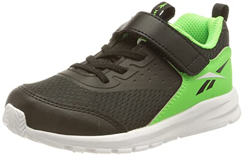 Reebok Baby-Jungen Rush Runner 4.0 TD Laufschuh, core Black/solar Lime/FTWR White, 20 EU von Reebok