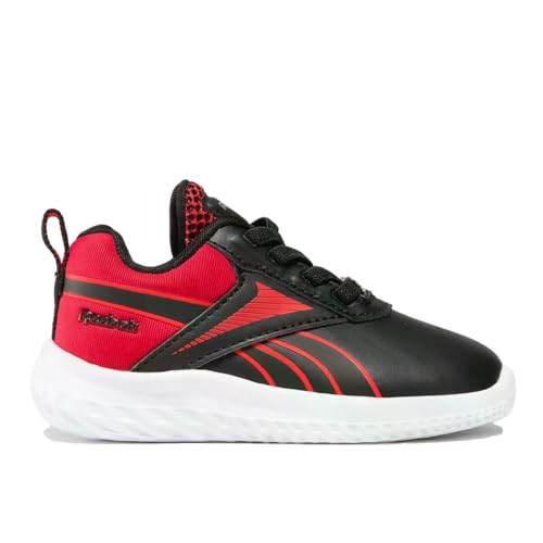 Reebok Baby-Jungen Rush Runner 5 SYN TD Sneaker, FTWWHT/VECRED/NGHBLK, 21 EU von Reebok