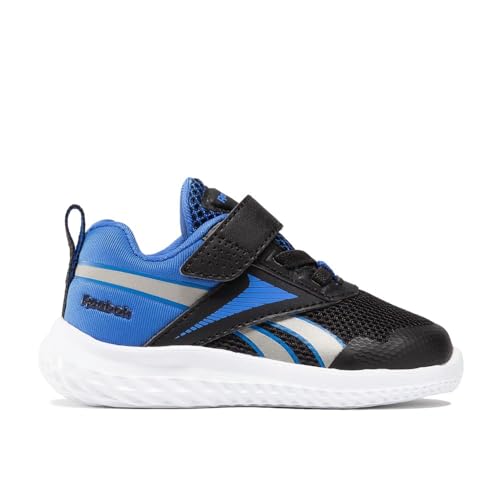 Reebok Baby-Jungen Rush Runner 5 TD Sneaker, CBLACK/VECBLU/Pewter, 25 EU von Reebok