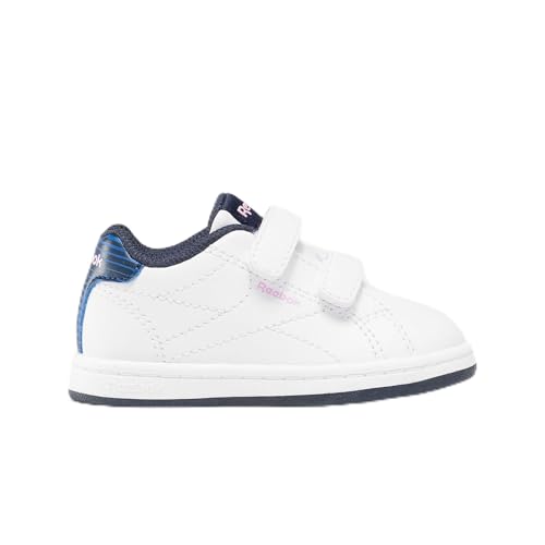 Reebok Baby-Mädchen RBK ROYAL Complete CLN 2.0 2V Sneaker, White/ASTROROSE/VECTORNAVY, 26 EU von Reebok