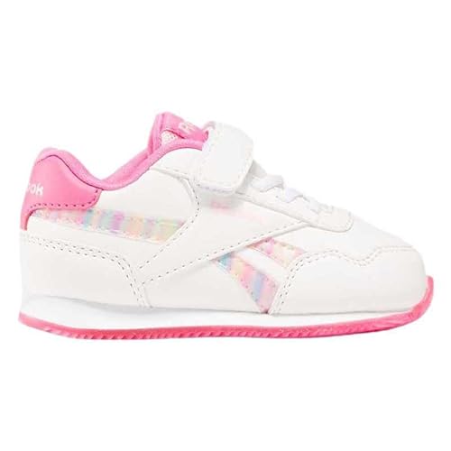 Reebok Baby-Mädchen ROYAL CL Jog 3.0 1V Sneaker, White/TRUPNK/PNKGLW, 26 EU von Reebok