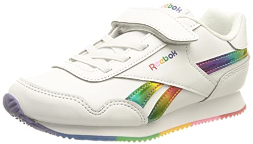 Reebok Baby-Mädchen ROYAL CL Jog 3.0 1V Sneakers, FTWR White/FTWR White/True pink, 23.5 EU von Reebok