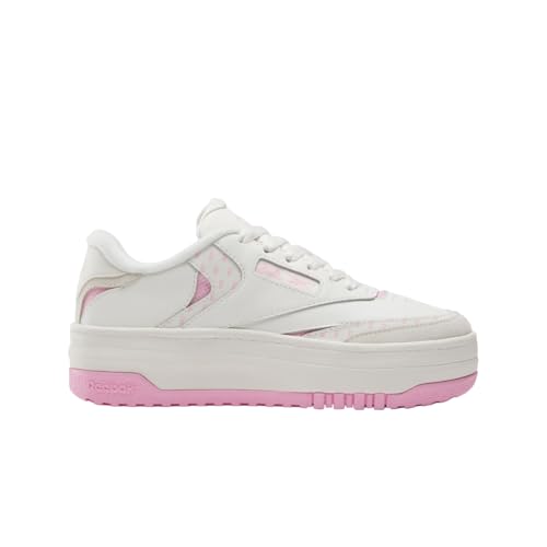 Reebok Girl's Barbie Club C Extra Sneaker, Chalk/Chalk/Astro Rose, 5.5 Big Kid von Reebok