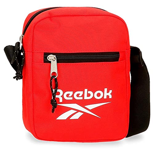 Reebok Boston Umhängetasche Rot 17x21x7 cm Polyester von Reebok