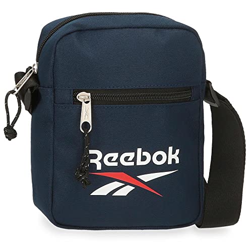 Reebok Boston Umhängetasche Blau 17x21x7 cm Polyester von Reebok