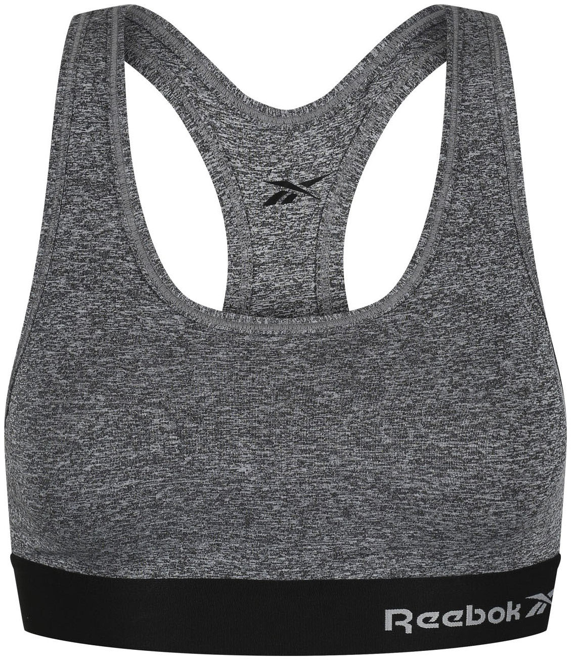 Reebok Bustier ""Simone"" breite Träger, ohne Verschluss, bequem, basic, ohne Bügel, mit Logo von Reebok