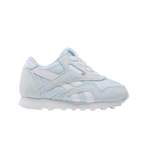 Reebok CL Nylon Sneaker, GLASSBLUE/White, 30.5 EU Reebok CL Nylon Sneaker, GLASSBLUE/White, 30.5 EU von Reebok