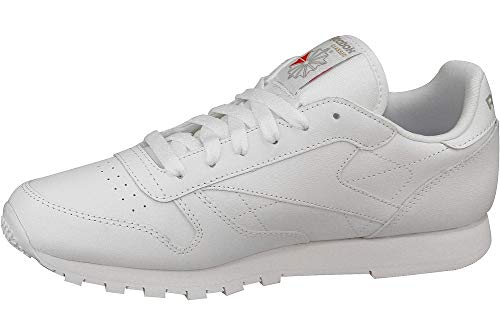 Reebok Unisex Kinder Reebok Classic Leather 50153 Top Low-Top, Weiß, 38 EU von Reebok