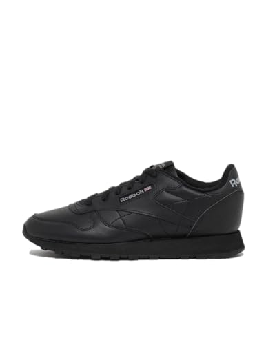 Reebok Classic Leather Sneaker, Core Black Core Black Core Black, 36 EU von Reebok