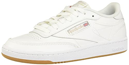 Reebok Damen Club C85 Laufschuhe, White Light Grey Gum, 41 EU von Reebok