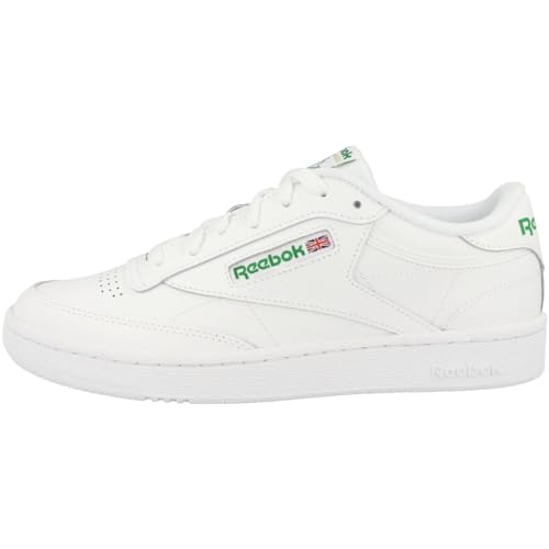 Reebok Herren Club C 85 Sneaker, INT-White/Green, 45 EU von Reebok