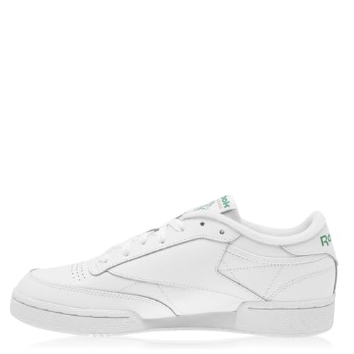 Reebok Unisex Club C 85 Gymnastikschuhe, WeiÃŸ (Intense-White/Green), 34.5 EU von Reebok