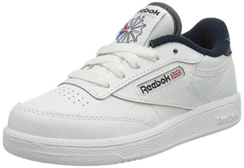 Reebok Club C 85 Sneaker, White/Vector Navy/White, 33 EU von Reebok