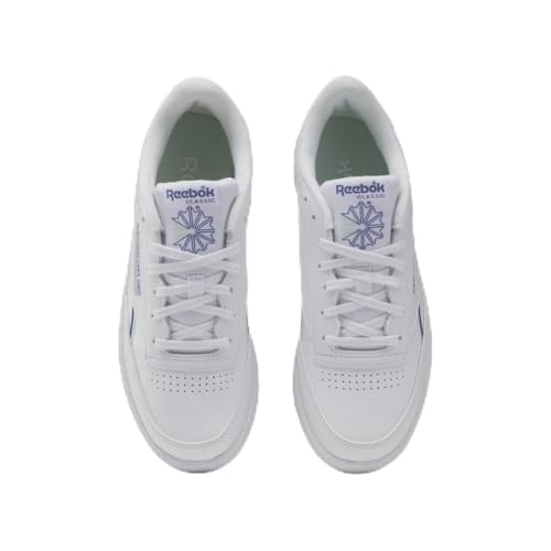 Reebok Club C 85 Vegan Sneaker für Damen, White/Stepur/Aqudus, 36 EU von Reebok