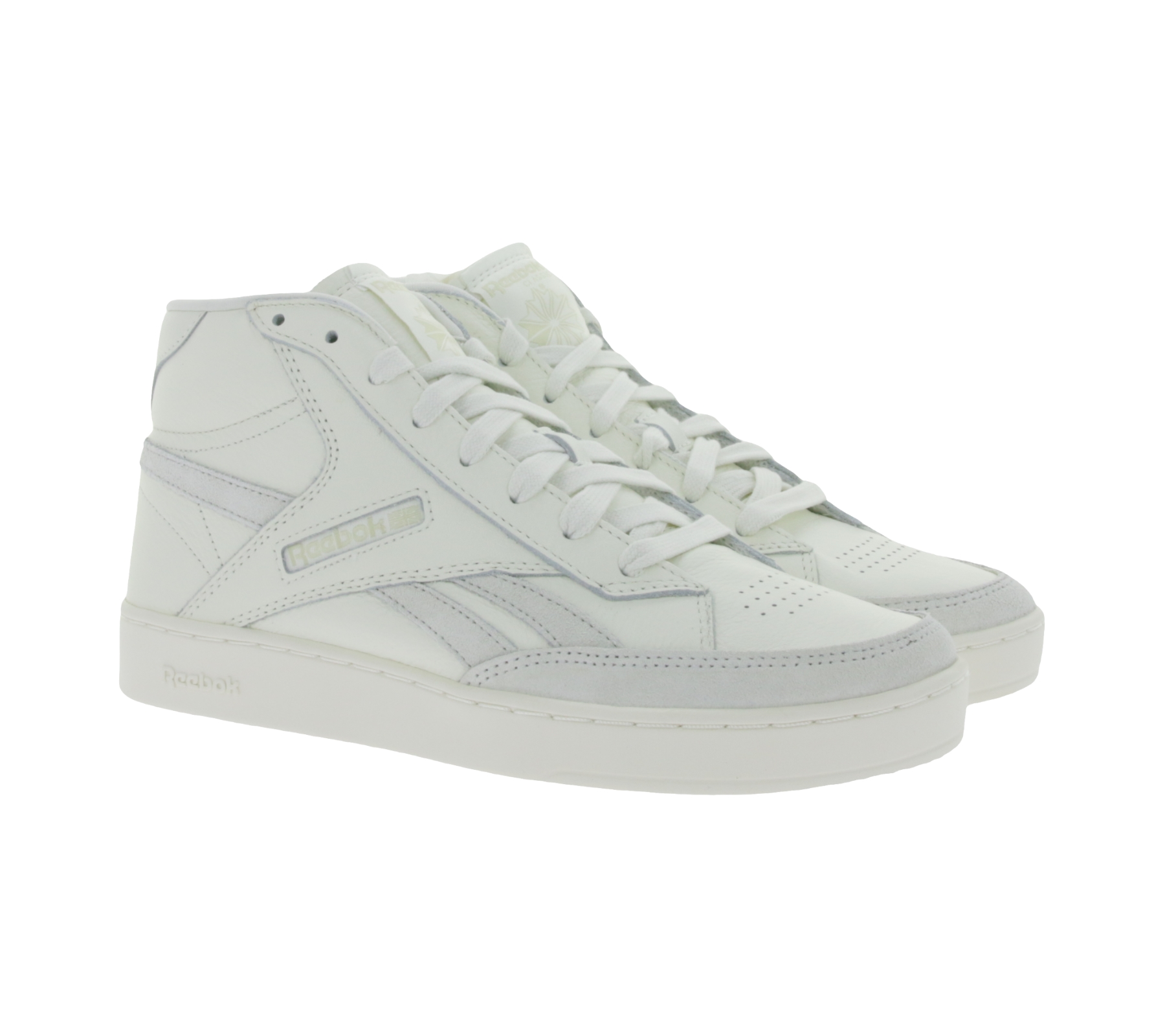 Reebok Club C Form Hi Top Sneaker Damen und Herren Echtleder Retro-Schuhe GY0036 Beige von Reebok