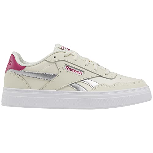 Reebok Court Advance Bold Sneaker für Damen, Kreide/Seprpi/Silbermetallic, 39 EU von Reebok