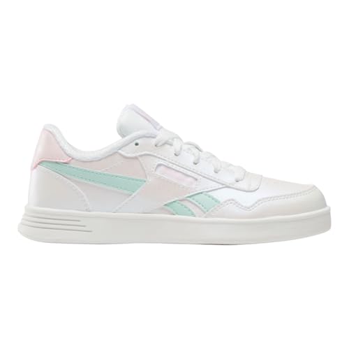 Reebok Court Advance Sneaker, FTWRWHITE/GLITCHAQUA/FROSTEDBERRY, 31.5 EU von Reebok