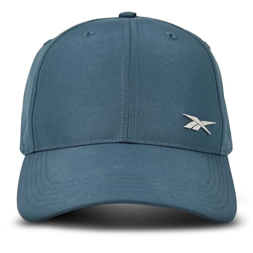 Reebok Damen-Abzeichenhut, Golf, Tennis, Sport, Performance, atmungsaktiv, leicht, schnell trocknend, Sonnenschutz, Blau von Reebok