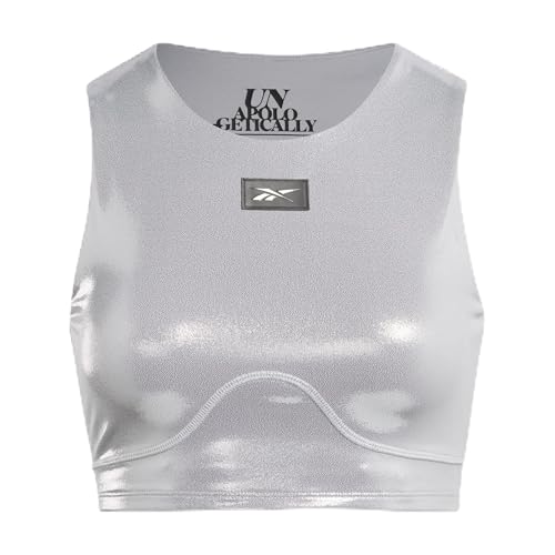 Reebok Damen Angel Lux Crop Sport-BH, Undurchsichtige, Chrom Peyer Pantone, Large Reebok Damen Angel Lux Crop Sport-BH, Undurchsichtige, Chrom Peyer Pantone, Large von Reebok