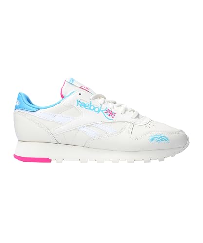 Reebok Damen Classic Leather Sneaker, Chalk/BOLCYA/LASPIN, 41 EU von Reebok