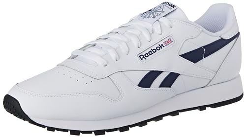 Reebok Damen Classic Leather Sneaker, FTWR White Vector Navy Core Black, 37.5 EU von Reebok