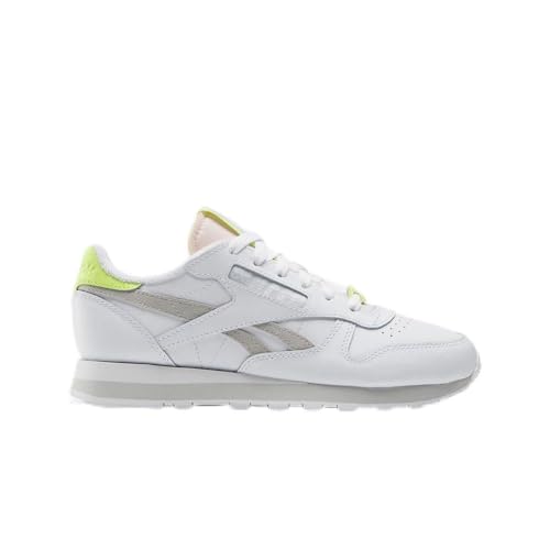 Reebok Damen Classic Leather Sneaker,Ftwwht Pugry2 Aciyel,40.5 EU von Reebok