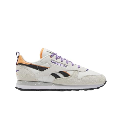 Reebok Damen Classic Leather Sneaker,Chalk Alabaster Dynamic Purple,40 EU von Reebok
