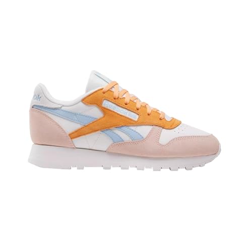 Reebok Damen Classic Leather Sneaker,Chalk Washed Clay Soft Blue,37 EU von Reebok