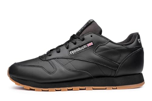 Reebok Damen Classic Leather Sneaker, Schwarz (Black/Gum), 37 EU von Reebok