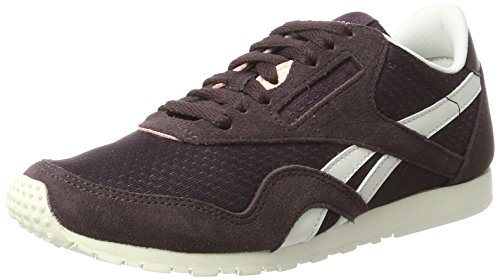 Reebok Damen Classic Nylon Slim EP Sneaker, Violett (Urban Plum/Peach Twist/Chalk), 36 EU von Reebok