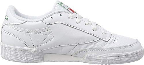 Reebok Damen Club C 85 Archive Sneaker, Weiß (White/Glen Green/Excellent Red) von Reebok