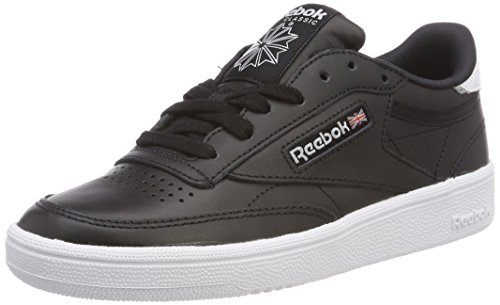 Reebok Damen Club C 85 Emboss Tennisschuhe, Schwarz (Black/White), 38.5 EU von Reebok