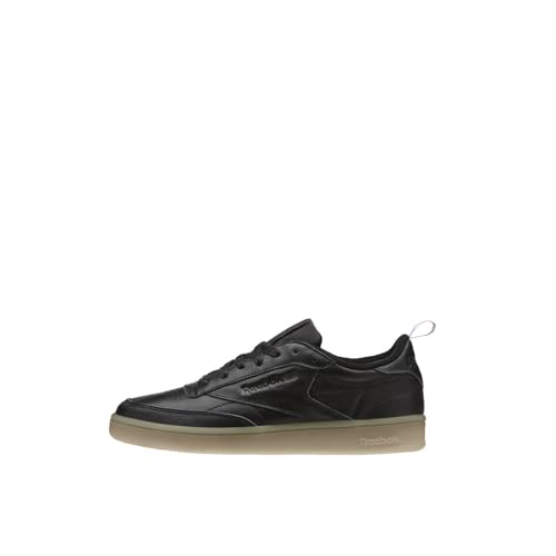 Reebok Damen Club C 85 Laufschuhe Sneaker, Premium Basic Black White Gum, 39 EU von Reebok