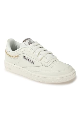 Reebok Damen Club C 85 Laufschuhe Sneaker, Chalk Mah Goldmt, 40 EU von Reebok