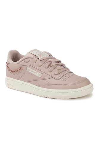 Reebok Damen Club C 85 Laufschuhe Sneaker, Pinstu Chalk Rosgol, 42.5 EU von Reebok