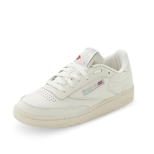 Reebok Damen Club C 85 Laufschuhe Sneaker, Weiß Chalk Chalk Light Sage, 35.5 EU von Reebok