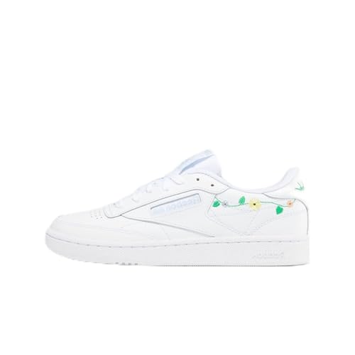 Reebok Damen Club C 85 Laufschuhe Sneaker,Ftwwht Ftwwht Palblu,35.5 EU von Reebok