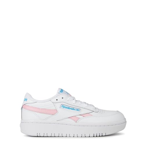 Reebok Damen Club C Double Revenge Sneaker, FTWR White Pink Glow Radiant Aqua, 35.5 EU von Reebok