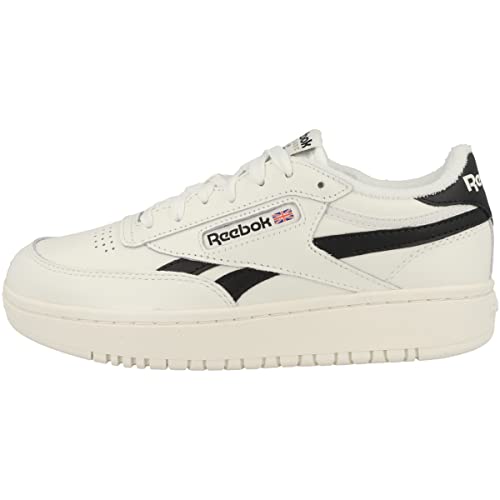 Reebok Damen Club C Double Turnschuh Sneaker, Chalk Core Black Chalk, 37 EU von Reebok