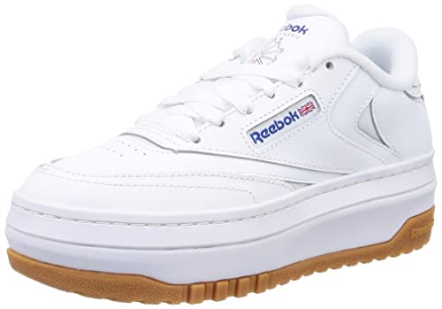 Reebok Damen Club C Extra Sneaker, FTWR White FTWR White Vector Blue, 37.5 EU von Reebok