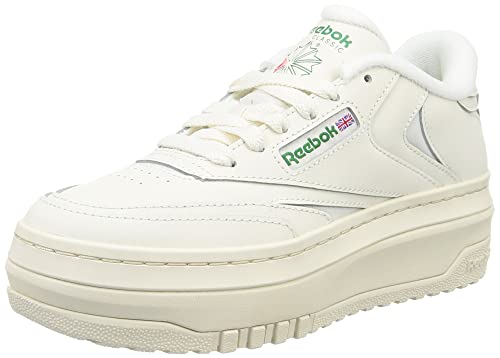 Reebok Damen Club C Extra Sneaker,Chalk Chalk Glegrn,41 EU von Reebok
