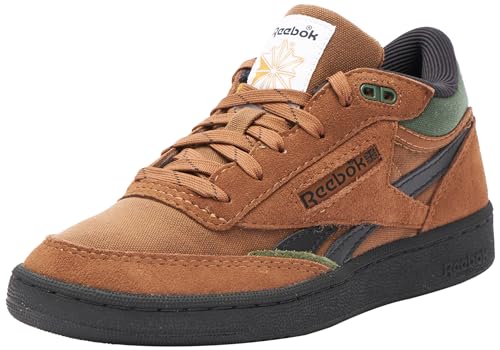 Reebok Damen Club C Mid II Revenge Sneaker, Collegiate Brown F23 Varsity Green F23 Core Black, 36.5 EU von Reebok