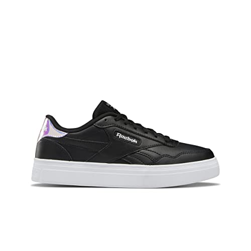 Reebok Damen Court Advance Bold Sneaker, Black White Footwear White Silver Met, 36 EU von Reebok