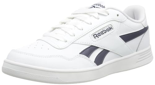 Reebok Unisex Court Advance Sneaker, FTWR White/FTWR White/Vector Navy, 40.5 EU von Reebok