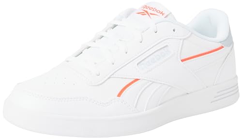 Reebok Damen Court Advance Vegan Sneaker, FTWR White Feel Good Blue F23 R Neon Cherry, 41 EU von Reebok