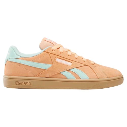 Reebok Damen Court Retro Sneaker, SUNKISSEDORANGE/GLITCHAQUA/Gum, 40 EU von Reebok