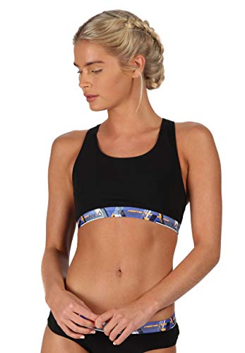 Reebok Damen Crop Top Bra Greta Black, Größe:M von Reebok